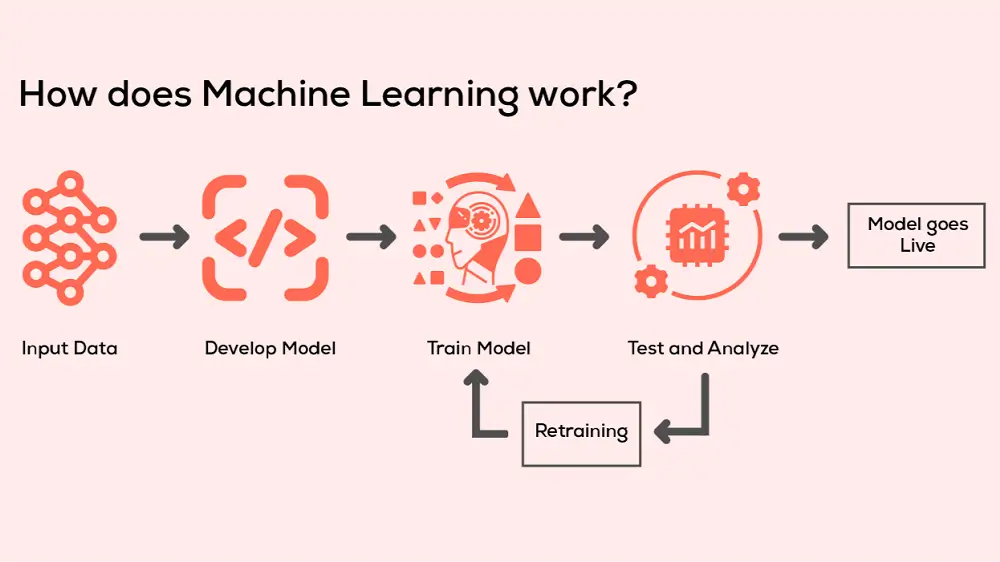 Quy trình vận hành các bước của học máy machine learning